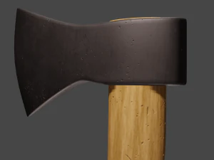common axe - hacha comun 3D Model