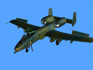 Fairchild republic a-10 thunderbolt ii Model 3D