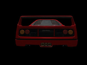 Ferrari f40 3D मॉडल