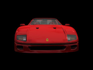 Ferrari f40 3D मॉडल