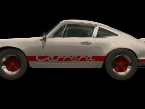 Porsche 911 carrera 3D 模型