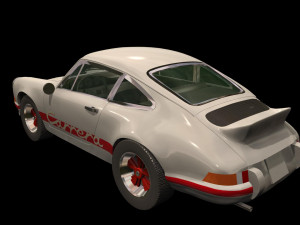 Porsche 911 carrera 3D 模型