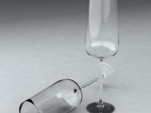 champagne glass Modelo 3D