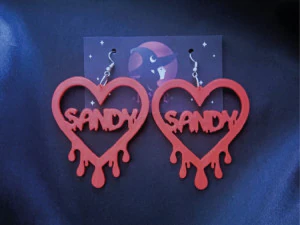 conjunto de collar y pendientes arenosos Modelo de impresión 3D