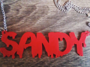 sandy earrings necklace set 3D Принт Модель