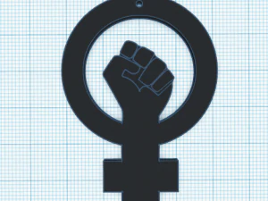 fem earrings 3D Print Model