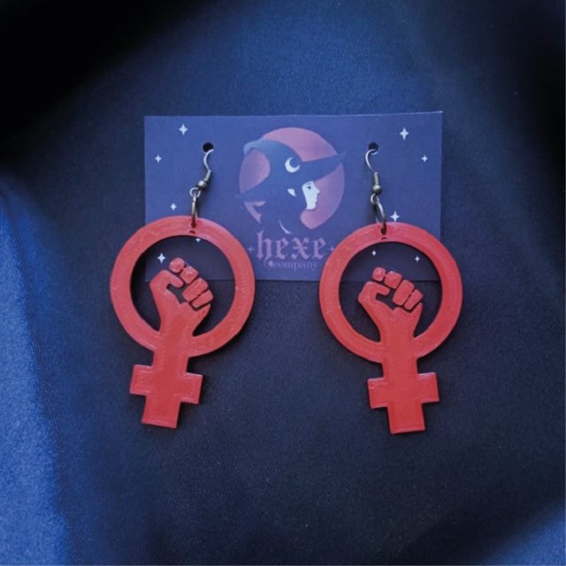 fem earrings 3D Принт Модель .c4d .max .obj .3ds .fbx .stl .blend 