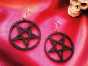 pentagram earring 3D Print Model