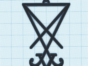 sigil earrings 3D-printmodel