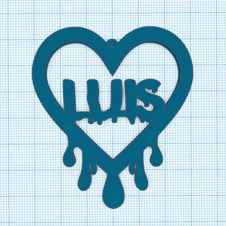 luis bleeding heart 3D Print Model .c4d .max .obj .3ds .fbx .stl .blend