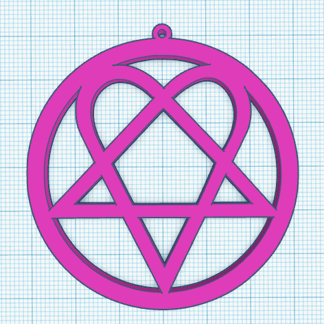 Heartagram earrings online