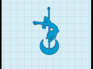 pole bridge earring 3D Print Model