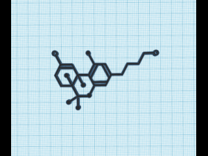 thc necklance Modello di stampa 3D