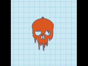 skull 2 earrings 3D Print Model