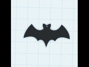 蝙蝠耳环 3D 打印模型