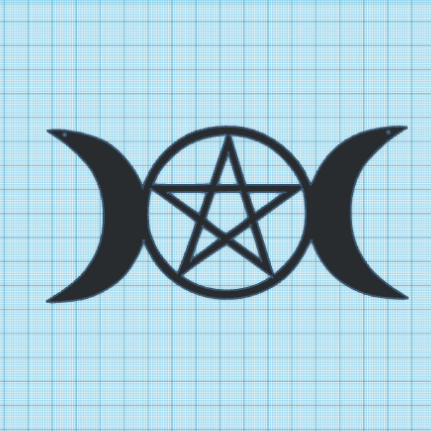 triple goddess necklace 3D-printmodel .c4d .max .obj .3ds .fbx .stl .blend 