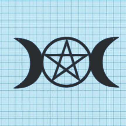 triple goddess necklace 3D Print Model .c4d .max .obj .3ds .fbx .stl .blend