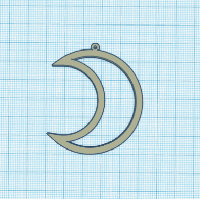 moon 3 earrings Modello di stampa 3D .c4d .max .obj .3ds .fbx .stl .blend 