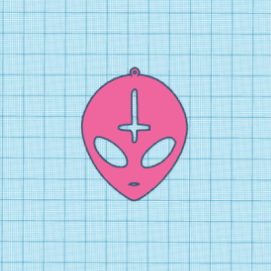 alien 2 earrings 3D 打印模型 .c4d .max .obj .3ds .fbx .stl .blend