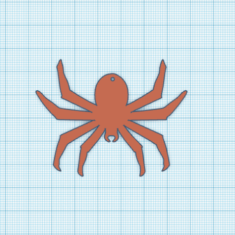 spider earrings 3D Print Model .c4d .max .obj .3ds .fbx .stl .blend 