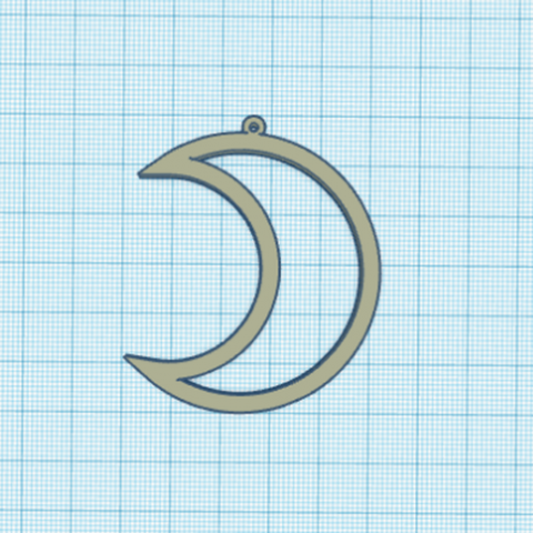 moon earrings necklace set 3D Print Model .c4d .max .obj .3ds .fbx .stl .blend 