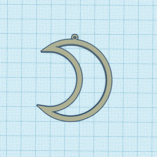 moon earrings necklace set 3D Print Model .c4d .max .obj .3ds .fbx .stl .blend