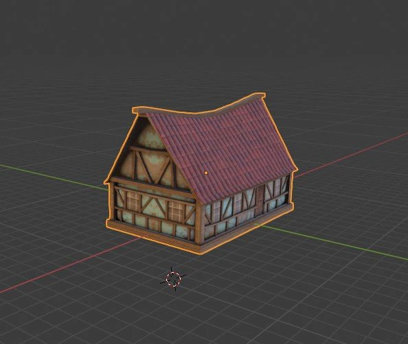 low-poly-house 3D Model .c4d .max .obj .3ds .fbx .stl .blend 