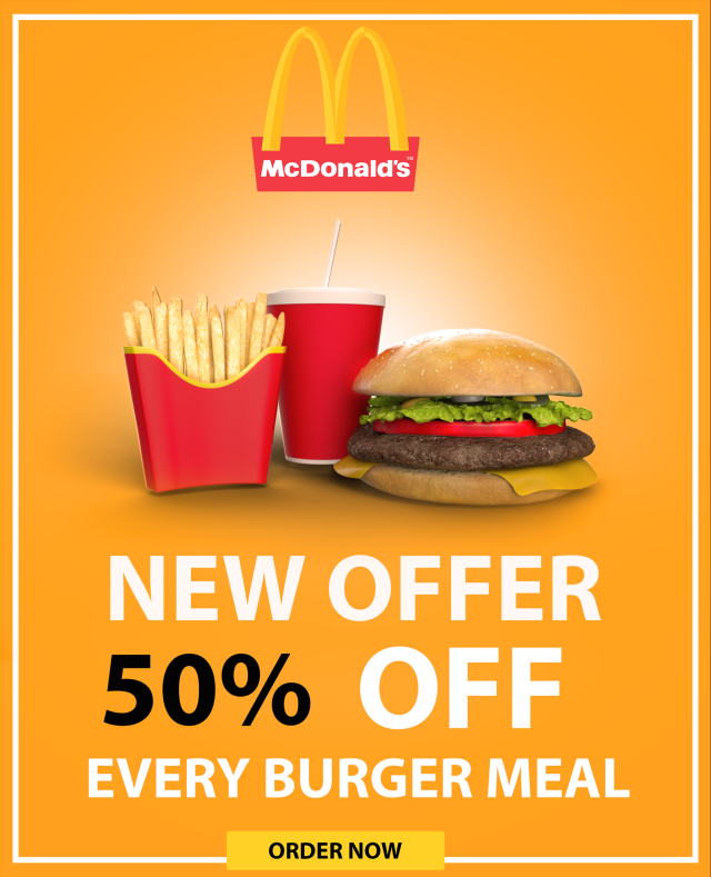 Burger meal with fries packet and simple drink model Modèle 3D .c4d .max .obj .3ds .fbx .stl .blend 