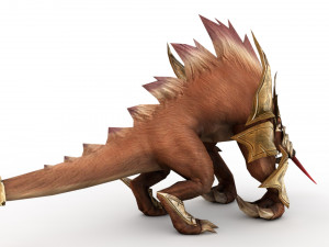 monster rigged and animated Modelo 3D