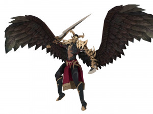 Demon man rigged and animated 3D Модель