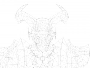 Demon man rigged and animated 3D Модель
