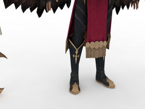 Demon man rigged and animated 3D Модель