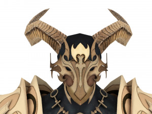 Demon man rigged and animated 3D Модель