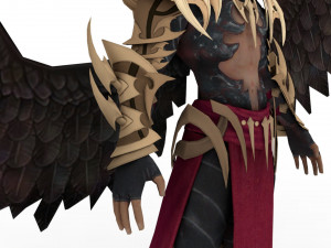 Demon man rigged and animated 3D Модель