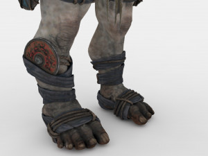 Demon man rigged and animated 3D Модель