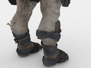 Demon man rigged and animated 3D Модель