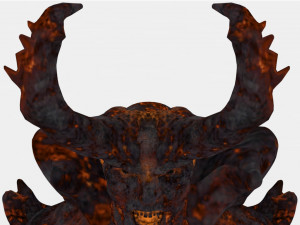 Demon man rigged and animated 3D Модель
