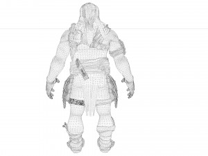 Demon man rigged and animated 3D Модель