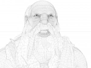 Demon man rigged and animated 3D Модель