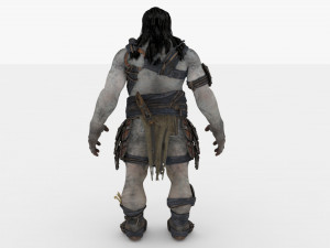 Demon man rigged and animated 3D Модель