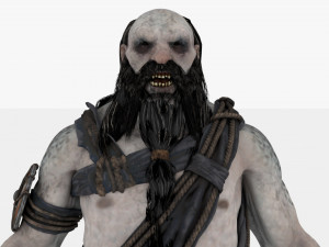 Demon man rigged and animated 3D Модель