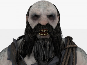 Demon man rigged and animated 3D Модель