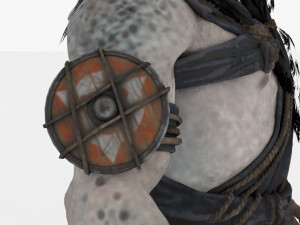 Demon man rigged and animated 3D Модель