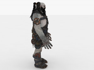Demon man rigged and animated 3D Модель