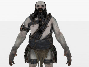 Demon man rigged and animated 3D Модель