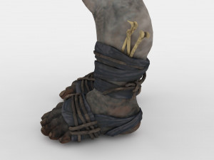 Demon man rigged and animated 3D Модель