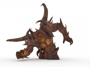 artuman rigged and animated model Model 3D