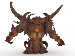 artuman rigged and animated model Model 3D