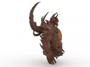 artuman rigged and animated model Model 3D