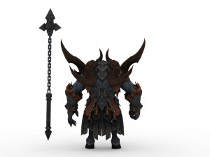 artuman rigged and animated model Model 3D